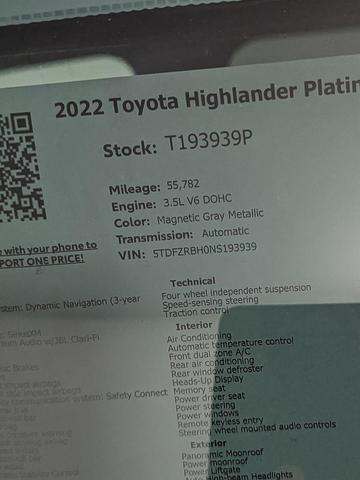 Photo of 2022 Magnetic Gray Metallic Toyota Highlander