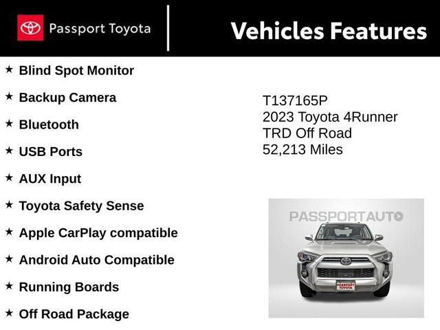 Photo of 2023 Classic Silver Metallic Toyota 4Runner