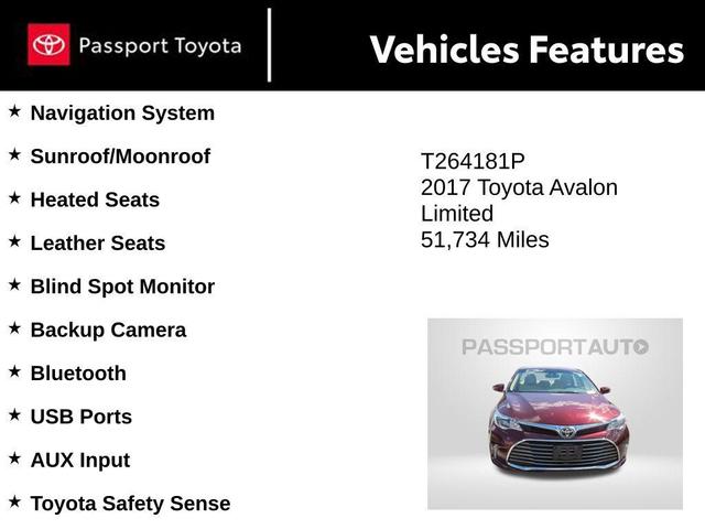 Photo of 2017 Ooh La La Rouge Mica Toyota Avalon