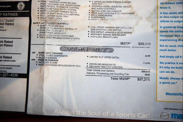 Photo of 2008 Copper Red Mazda MX-5 Miata