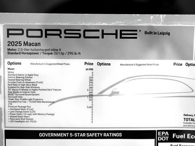 Photo of 2025 White Porsche Macan