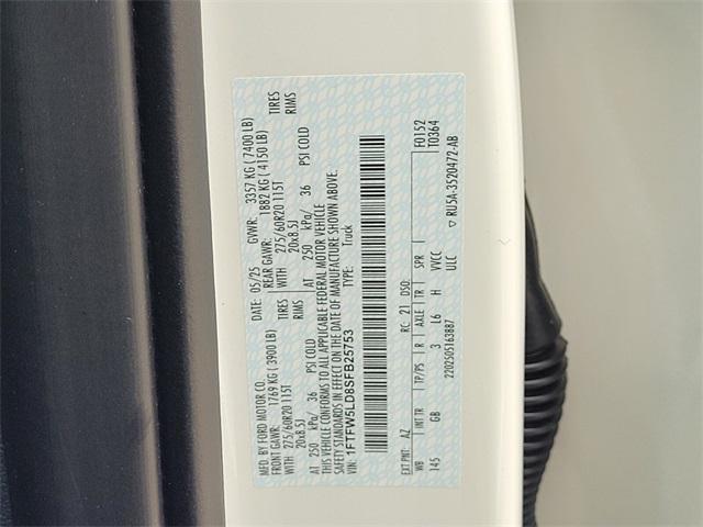 Photo of 2025 White Ford F-150