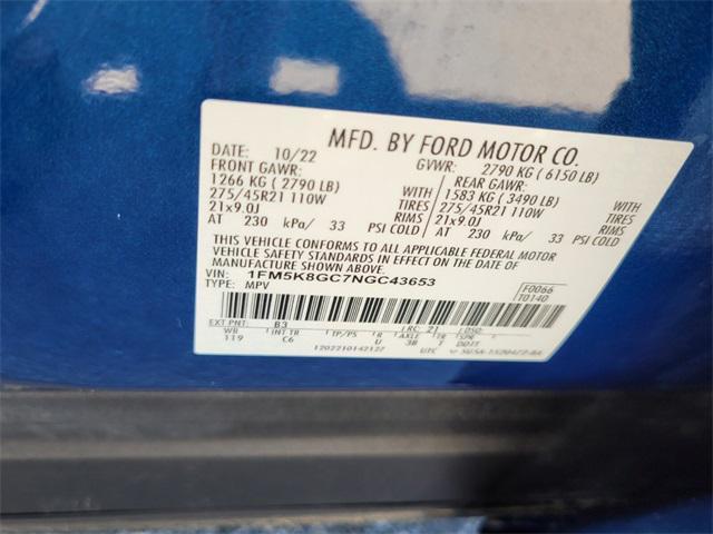Photo of 2022 Atlas Blue Metallic Ford Explorer