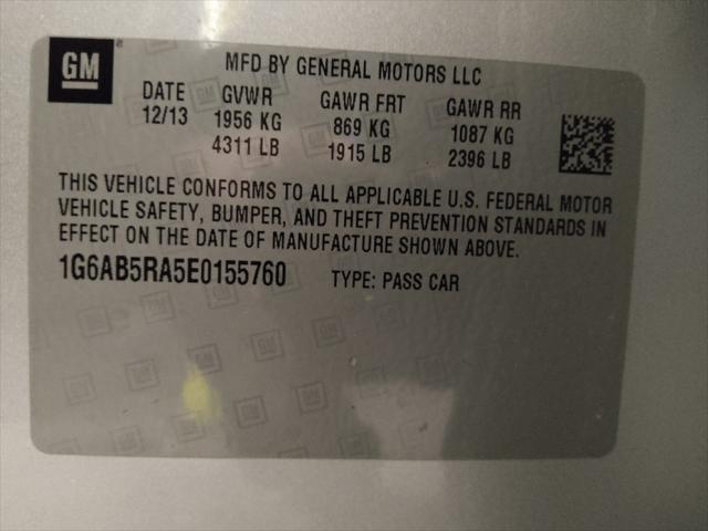 Photo of 2014 Radiant Silver Metallic Cadillac ATS