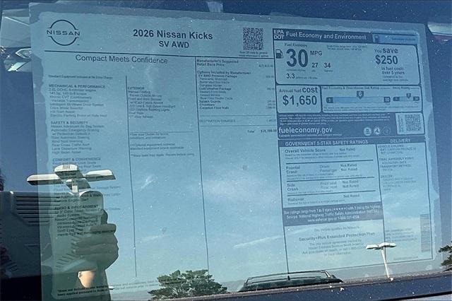 Photo of 2026 Fresh Powder Nissan Kicks
