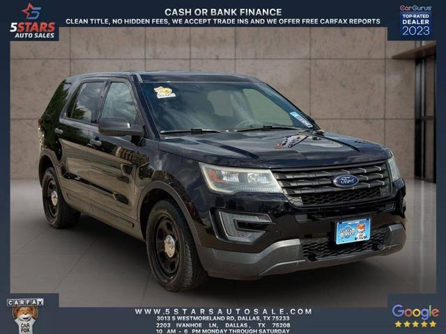 Photo of 2016 Black Ford Utility Police Interceptor