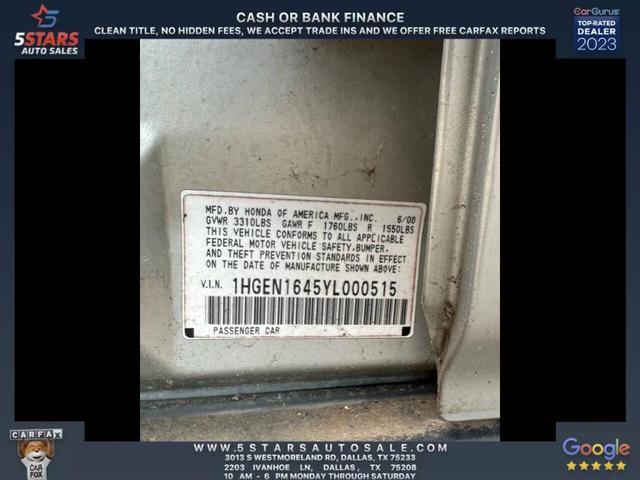 Photo of 2000 Gray Honda Civic