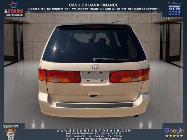 Photo of 2002 Gold Honda Odyssey