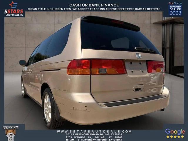 Photo of 2002 Gold Honda Odyssey
