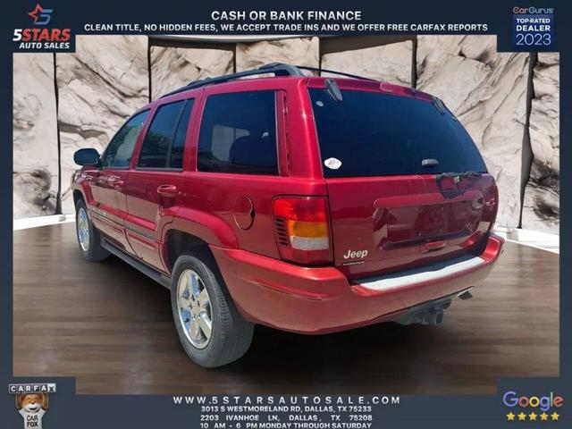 Photo of 2004 Red Jeep Grand Cherokee