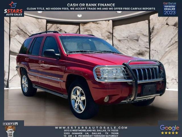 Photo of 2004 Red Jeep Grand Cherokee