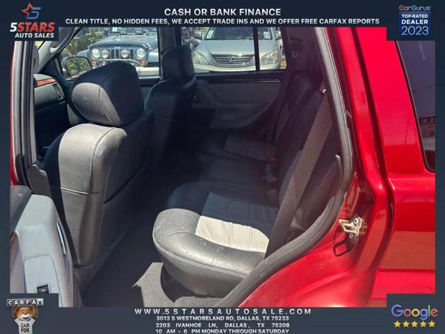 Photo of 2004 Red Jeep Grand Cherokee