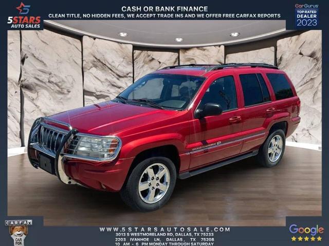 Photo of 2004 Red Jeep Grand Cherokee