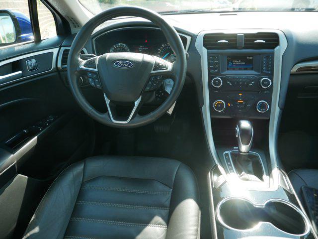 Photo of 2015 Deep Impact Blue Ford Fusion