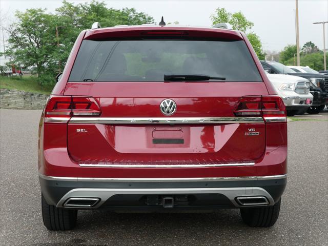 Photo of 2018 Fortana Red Metallic Volkswagen Atlas