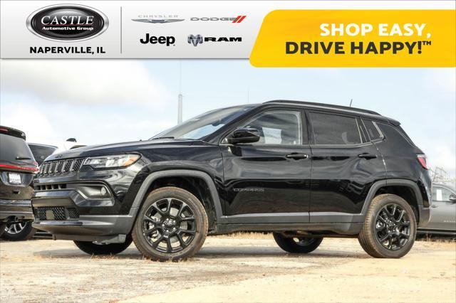 Photo of 2024 Diamond Black Crystal Pearlcoat Jeep Compass