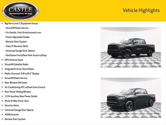 Photo of 2022 Diamond Black Crystal Pearlcoat RAM 1500