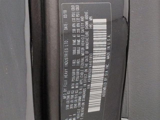 Photo of 2010 Crystal Black Silica Subaru Tribeca