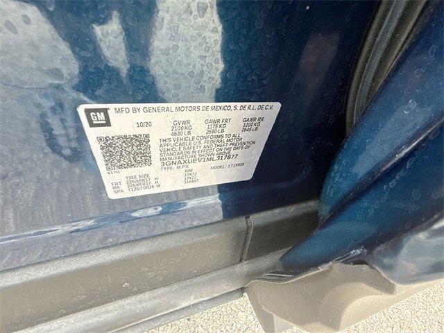 Photo of 2021 Pacific Blue Metallic Chevrolet Equinox