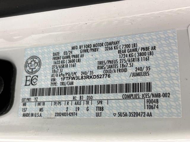 Photo of 2024 White Ford F-150