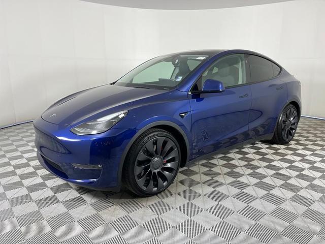 Photo of 2023 Blue Tesla Model Y