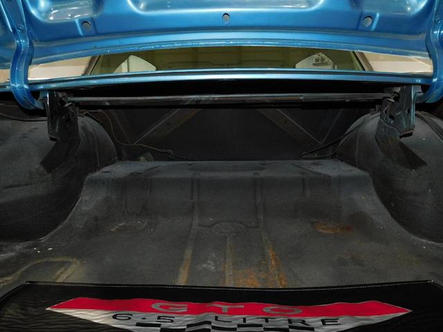 Photo of 1967 Blue and White Pontiac GTO
