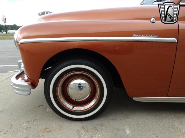 Photo of 1949 Amber Fire Plymouth Special DeLuxe