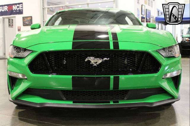 Photo of 2019 Green/Black Stripe Ford Mustang