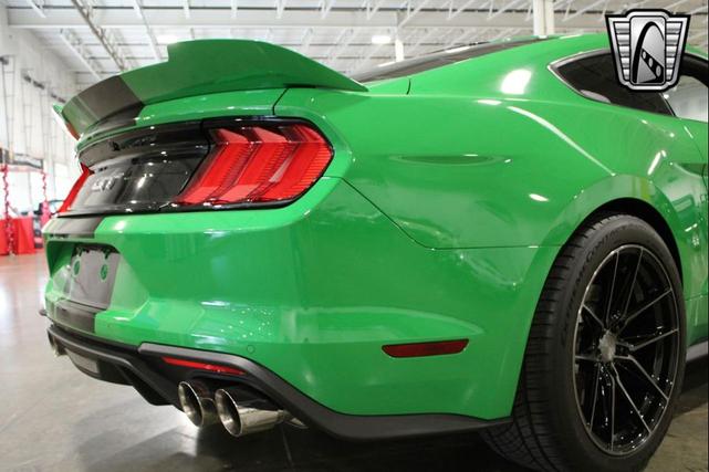 Photo of 2019 Green/Black Stripe Ford Mustang