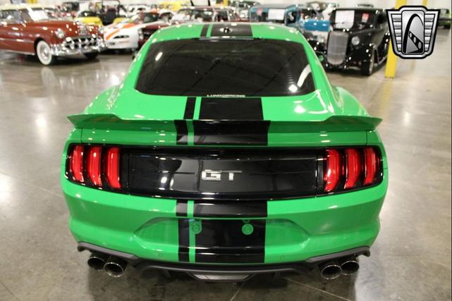 Photo of 2019 Green/Black Stripe Ford Mustang