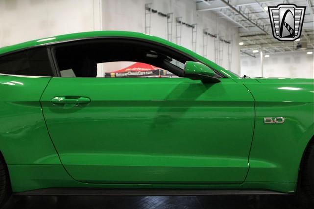 Photo of 2019 Green/Black Stripe Ford Mustang