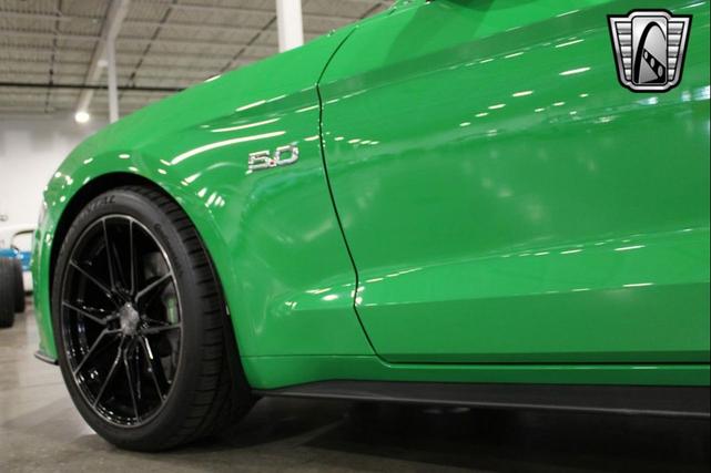 Photo of 2019 Green/Black Stripe Ford Mustang