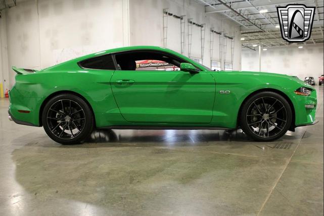 Photo of 2019 Green/Black Stripe Ford Mustang
