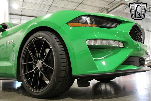 Photo of 2019 Green/Black Stripe Ford Mustang