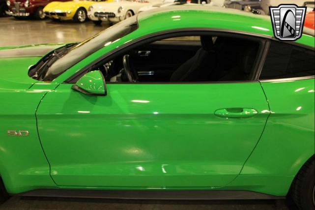 Photo of 2019 Green/Black Stripe Ford Mustang