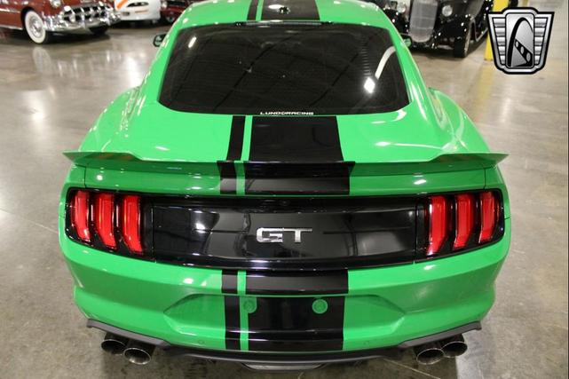 Photo of 2019 Green/Black Stripe Ford Mustang