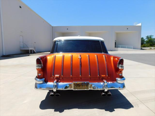 Photo of 1955 Orange Chevrolet Nomad