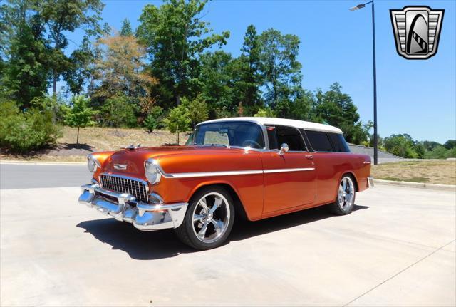Photo of 1955 Orange Chevrolet Nomad
