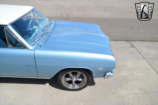 Photo of 1965 Mist Blue/Ermine White Chevrolet Malibu