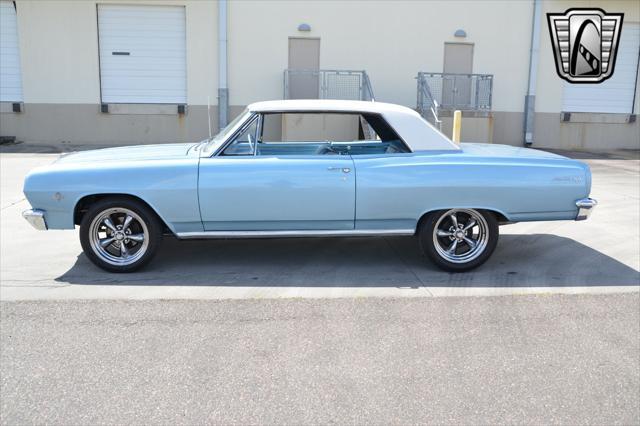 Photo of 1965 Mist Blue/Ermine White Chevrolet Malibu