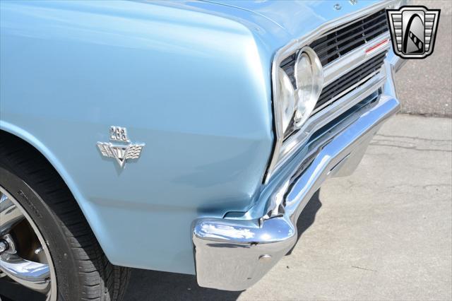 Photo of 1965 Mist Blue/Ermine White Chevrolet Malibu
