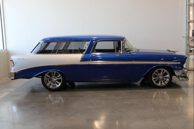 Photo of 1956 Blue and Silver Chevrolet Bel Air