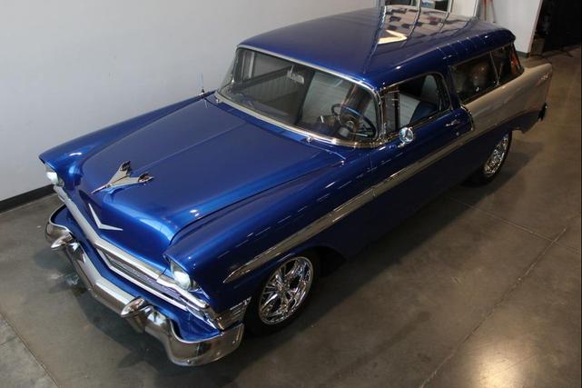 Photo of 1956 Blue and Silver Chevrolet Bel Air