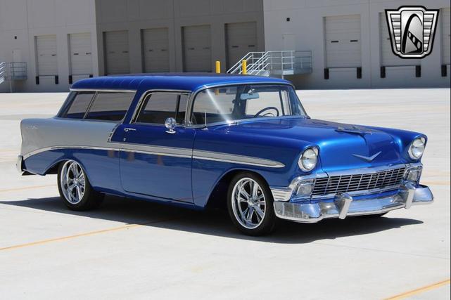 Photo of 1956 Blue and Silver Chevrolet Bel Air
