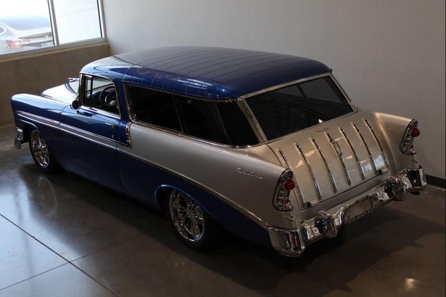 Photo of 1956 Blue and Silver Chevrolet Bel Air