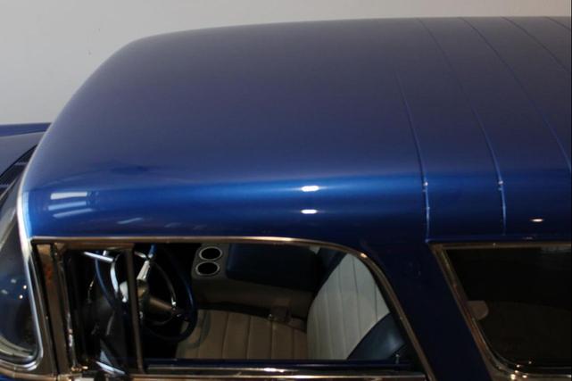Photo of 1956 Blue and Silver Chevrolet Bel Air