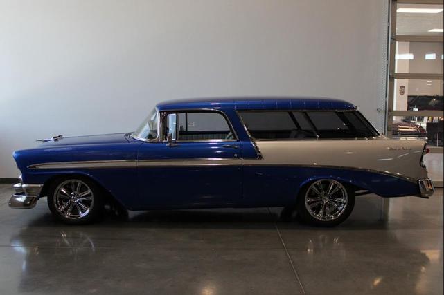 Photo of 1956 Blue and Silver Chevrolet Bel Air