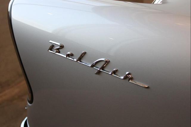 Photo of 1956 Blue and Silver Chevrolet Bel Air