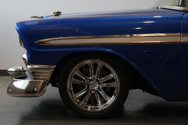Photo of 1956 Blue and Silver Chevrolet Bel Air