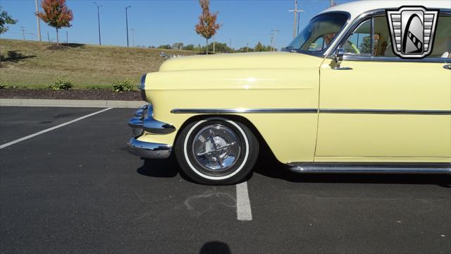 Photo of 1954 Yellow/White Chevrolet Bel Air